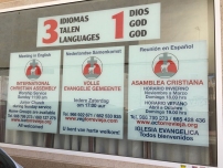 Church Window Signs